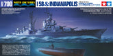 I58 Late Type IJN Submarine & USS Indianapolis CA35 Heavy Cruiser (2 Kits) 1/700 Tamiya